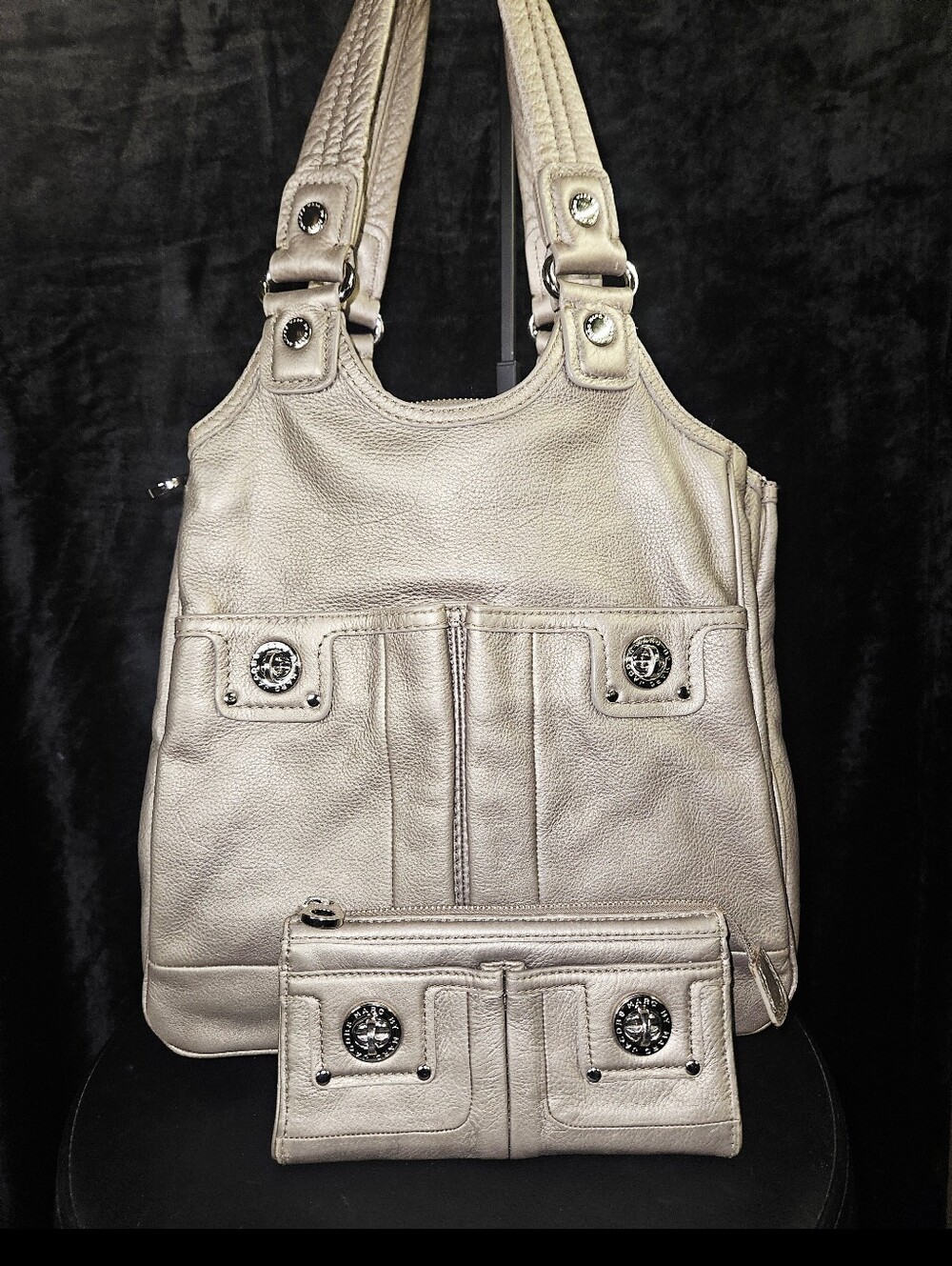 Marc by Marc Jacobs Totally Turnlock Leather Tote & Zip Clutch Wallet Set
